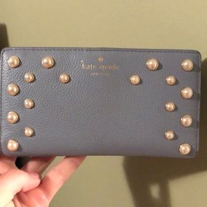 Kate Spade Leather Pearl Wallet